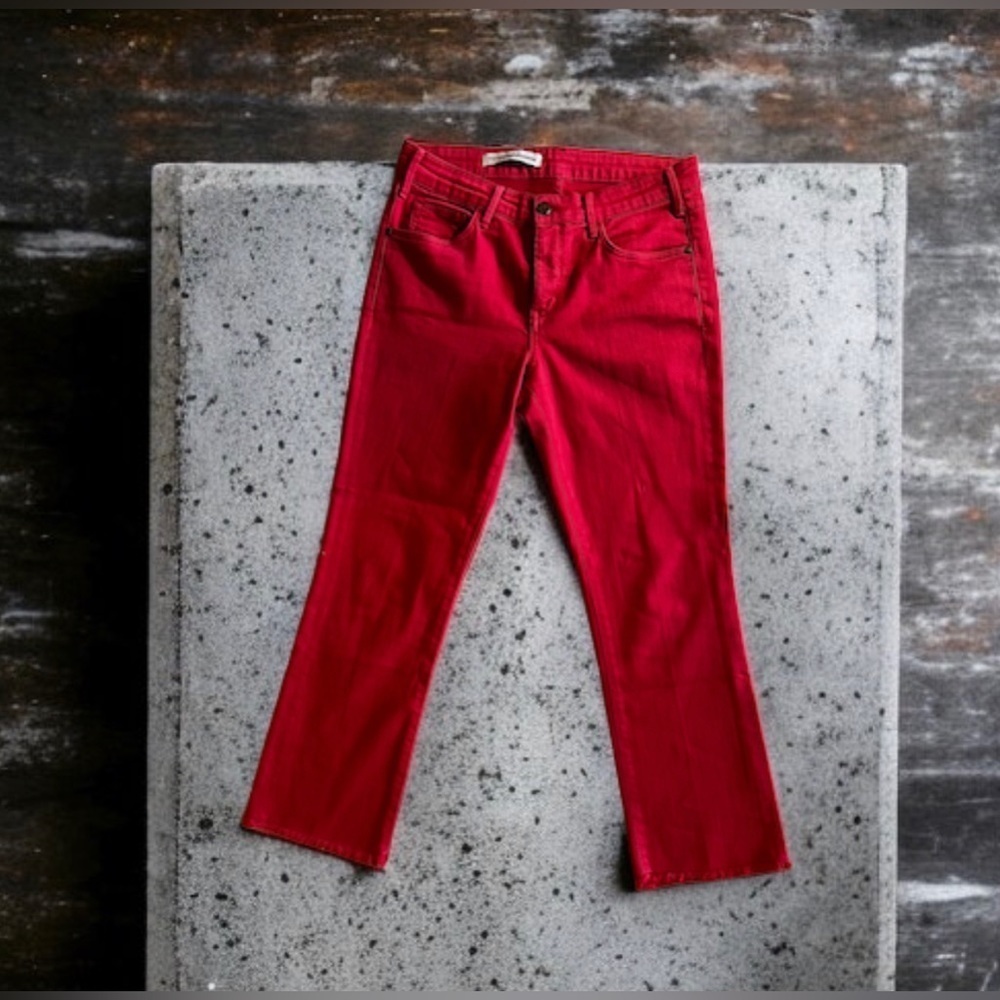 Anthropologie's‎ Pilcro & Letterpress Pink Jeans new without tag - Picture 2 of 16